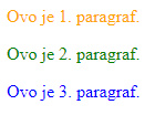 Primer preklapanja stilova usled primenjivanja istog pravila iz različitih izvora.